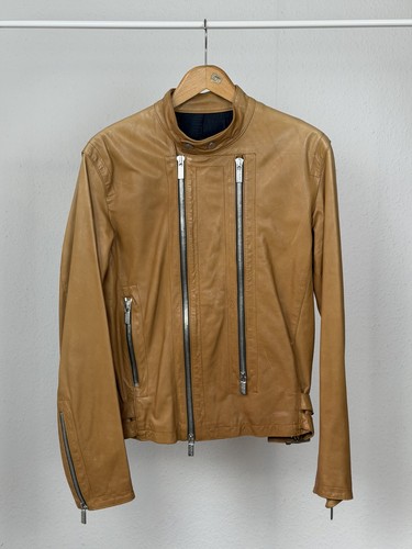 Giacca pelle cammello - , dirk
