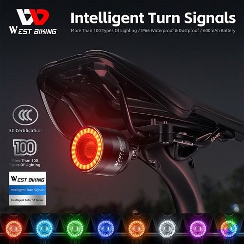 Luce bici impermeabile con - impermeabile,
