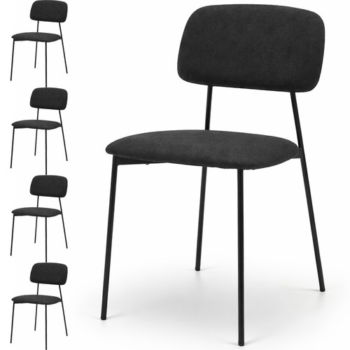 Set sedie nere - set, in