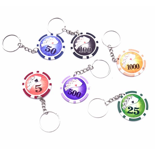 Portachiavi poker chip - poker,