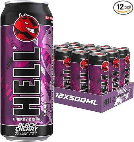 Hell energy drink black cherry - energy,