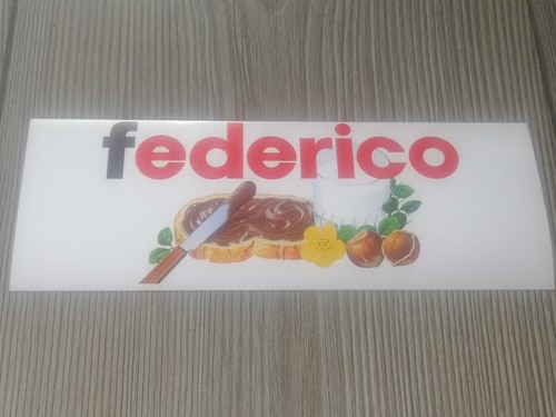 Adesivo nutella originale nome - nutella,