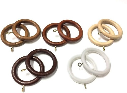 Anello legno per tenda - legno,