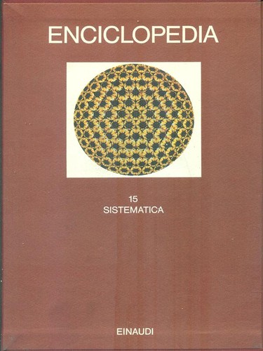 Enciclopedia sistematica - enciclopedia,