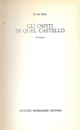 Patti ercole gli - patti,ercole.,