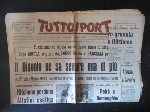 Tuttosport 1965 motta milan - 1965,