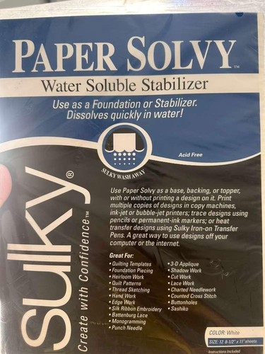 Sulky sticky fabri solvy - sticky,