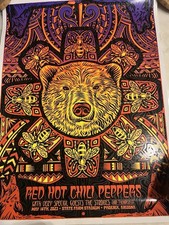 Poster concerto red hot chili - red,