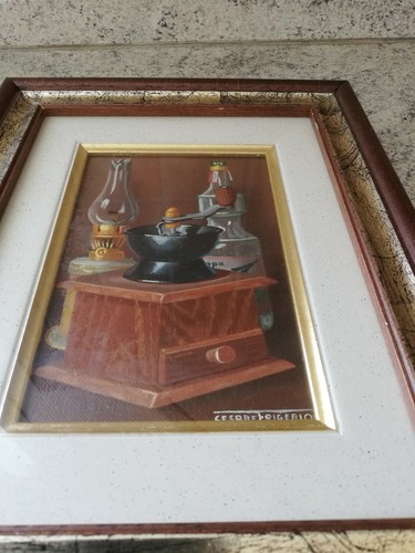 Quadro olio tela pittore - quadro,