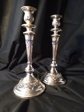 COPPIA CANDELIERI antichi in