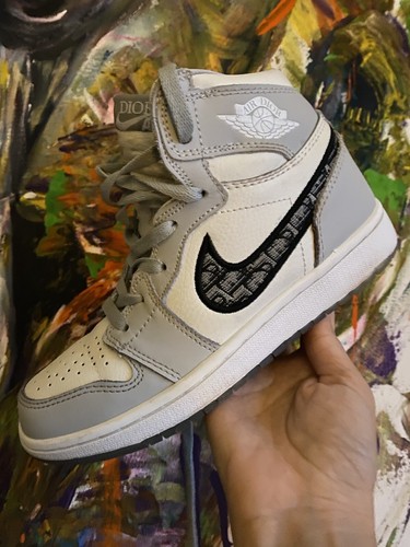 Jordan dior high gray - x,