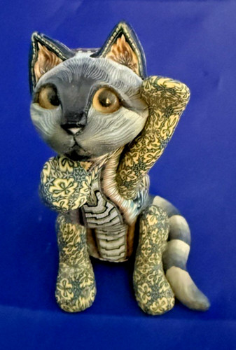 Statuina gatto seduto jon - statuina,