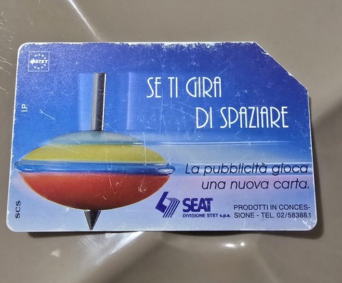 Scheda carta telefonica - ,