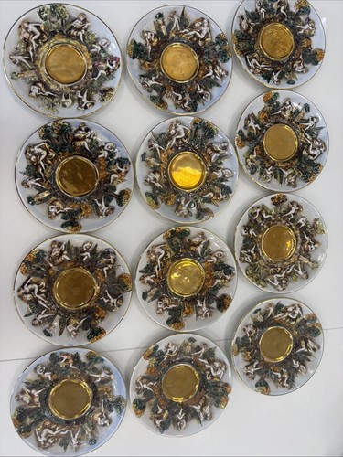 Piattini ceramica capodimonte - ceramica,