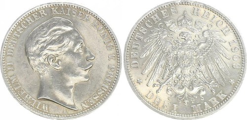 Preußen mark 1909 - , 3