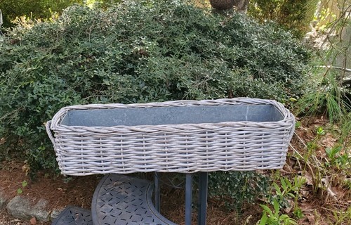 Fioriera finestra vimini con - finestra,