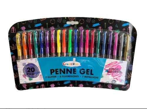 Penne gel assortite - 20,