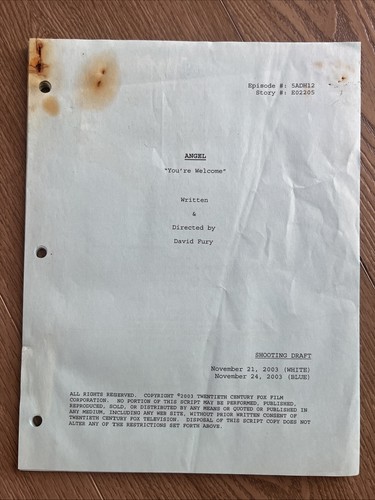 Produzione usato angel script - produzione,