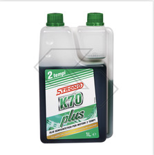 STRONG OLIO MISCELA SEMISINTETICO K70 PLUS 2T 1LT. CON DOSATORE  ECOPLUS R331197