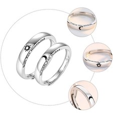 2 Pcs Anelli Per Coppie Coppia