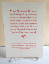 Grabhorn Press - An Alphabet