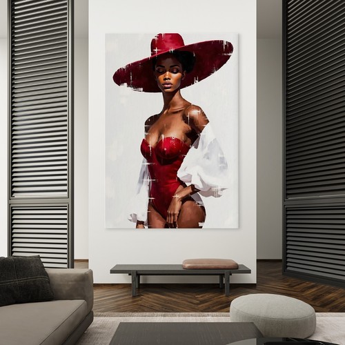 Elegante arte donna - , nera,