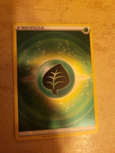 Pokemon carta energia - energia, erba