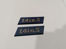 fiat uno 1.4 i.e.s coppia fregi sigle scritte laterali parafango scritta badge