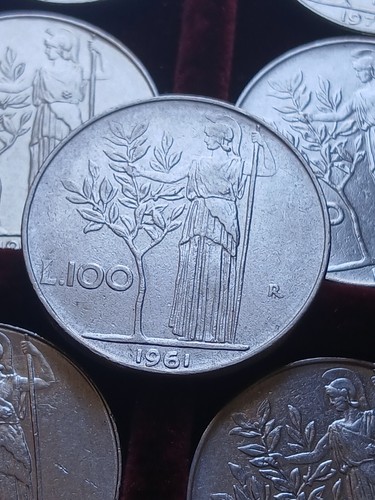 100 lire 1961 minerva italia - lire,