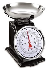 TERRAILLON Bilancia da cucina vintage Tara manuale quadrante grande e vaschetta