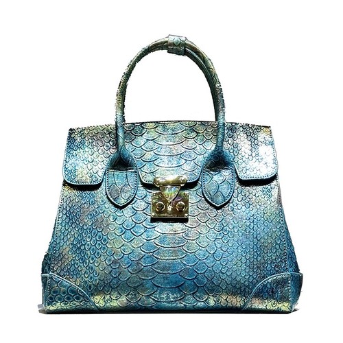 Borsa donna blu effetto - donna,