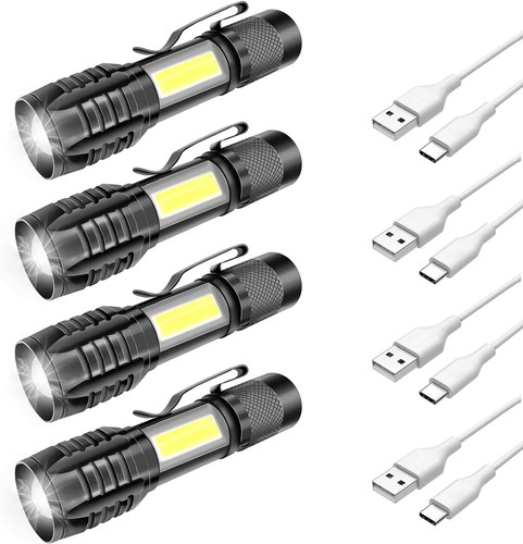 4pezzi torcia led cob - 4pezzi,