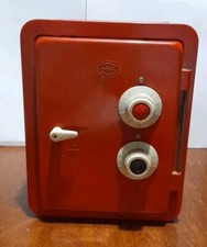 Cassaforte salvadanaio giocattolo metallo Sommavilla (con cassettina) Anni 60