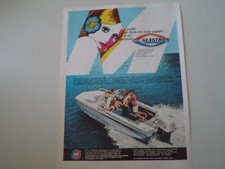 advertising Pubblicità 1972 MOTOSCAFO GLASTRON