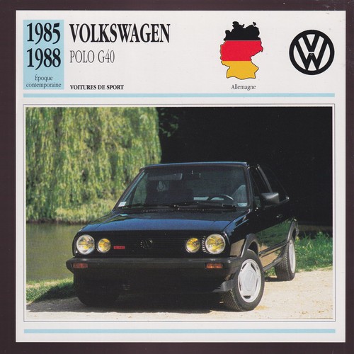 1985 1988 volkswagen - polo, g40