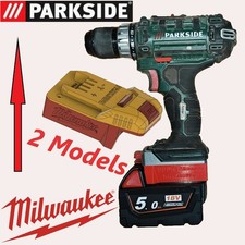 ADATTATORE BATTERIA MILWAUKEE M18  PER UTENSILI PARKSIDE X20Volt  TEAM