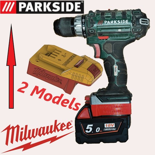Adattatore batteria milwaukee - adattatore,