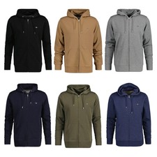 GANT Felpa Uomo - REGULAR SHIELD FULL ZIP HOODIE, Cappuccio, Misto Cotone...