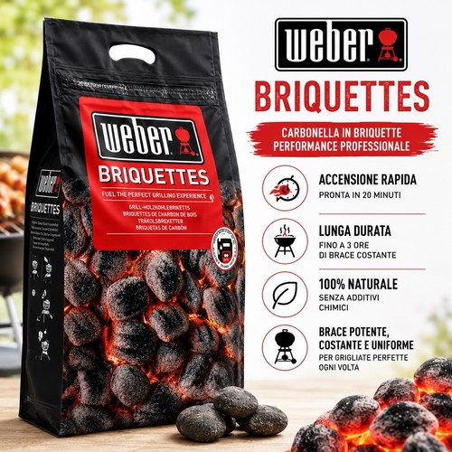 Carbonella per barbecue - carbonella, weber
