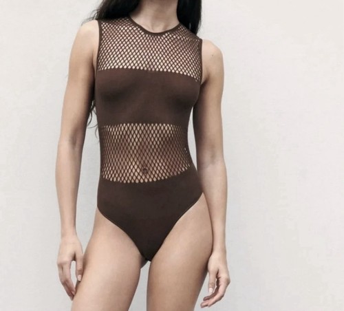 Body zara marrone - body,