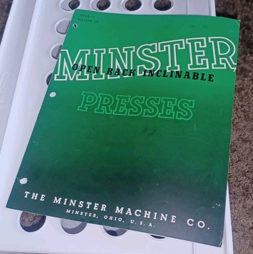 Minster machine company - minster, rack