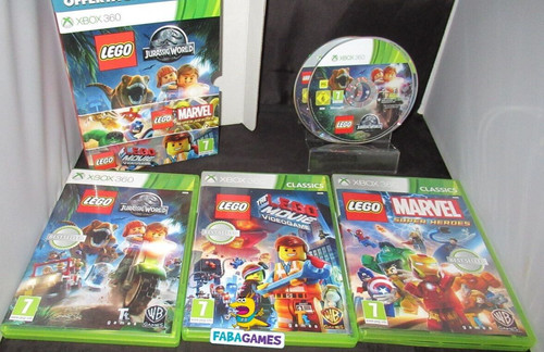 Xbox 360 lego jurassic world - xbox,