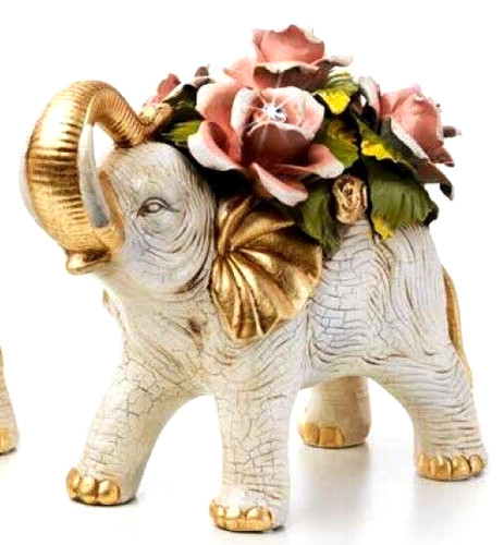 Capodimonte flowers figurine - capodimonte,