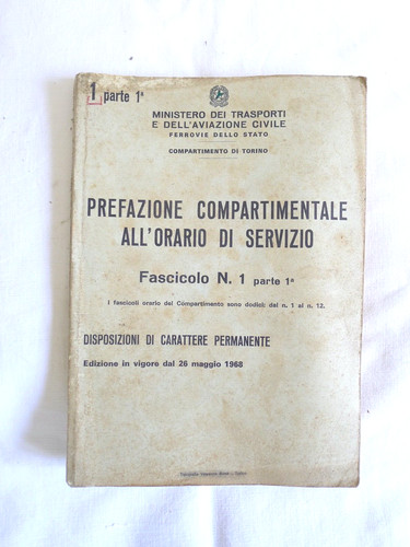 Vecchio manuale ferrovie dello - vecchio,
