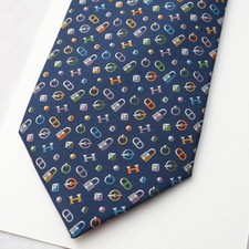 Cravatta HERMES seta 100%