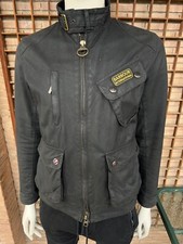 BARBOUR INTERNATIONAL  Steve MCQueen Waxed Cotton Black M