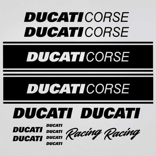 Ricambio adesivo ducati - ducati, corse