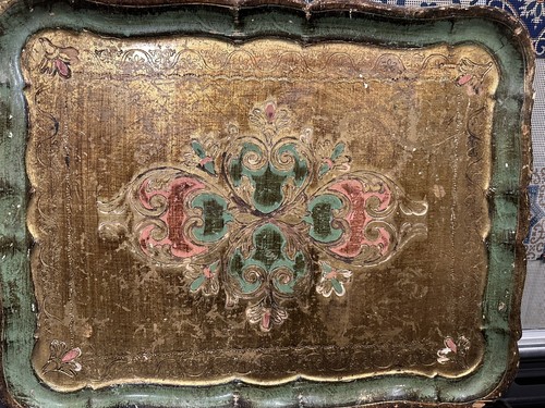 Vassoio fiorentino legno - fiorentino,