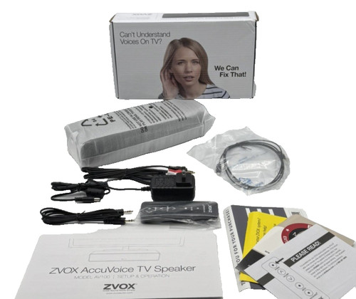 Zvox accuvoice av100 - zvox,
