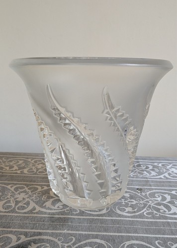 Lalique vase fougeres - lalique,